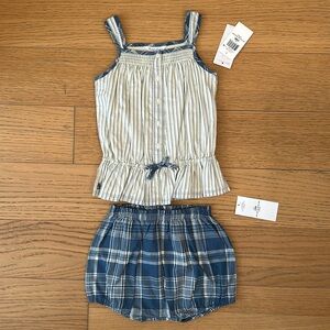 Ralph Lauren size 24 months top and shorts set NWT